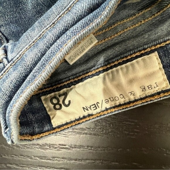 Rag & Bone Skinny Preston Boyfriend Denim Jeans Size 28 - Picture 9 of 13